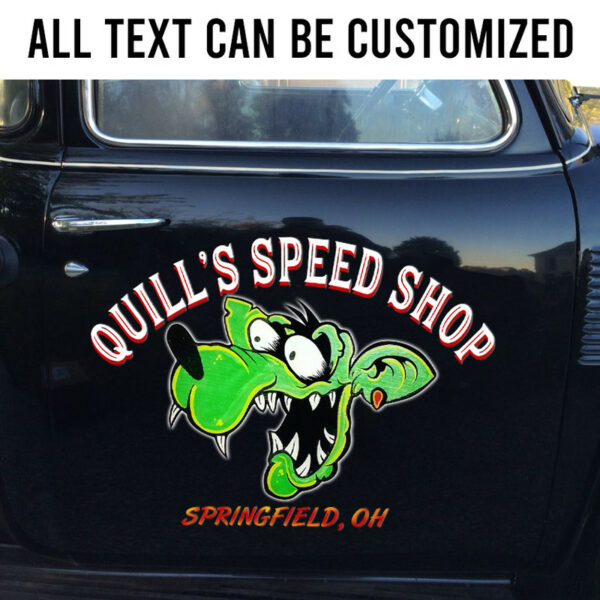 Fink Face Hot Rod Vinyl Graphics Decals - Image 3