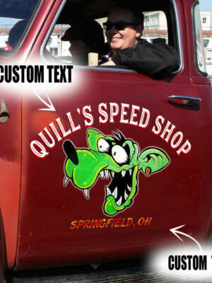 Fink Face Hot Rod Vinyl Graphics Decals