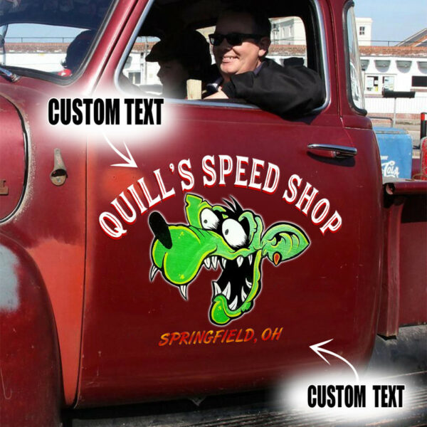 Fink Face Hot Rod Vinyl Graphics Decals