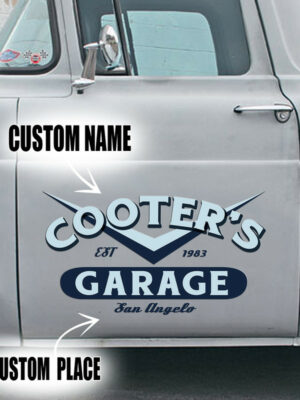 Custom V8 Vinyl Pinstriping Decal For Car's Door And Windows - Best Car Decals