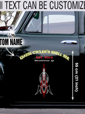 Customized Pinstripe Print On Demand Vinyl Decals For Cars