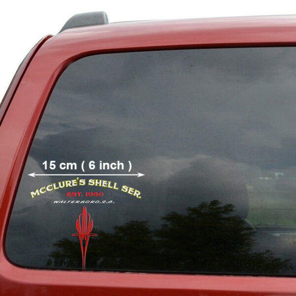 Door Art Lettering Pinstripe Vinyl Decals For Cars 2 Pcs - Image 2