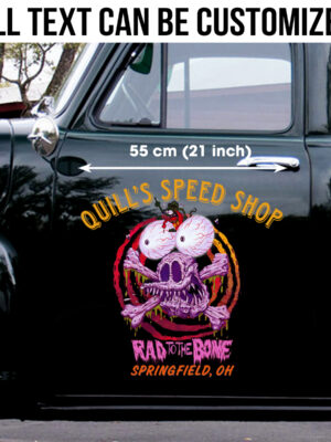 Fink Rad To The Bone Decals For Car Door