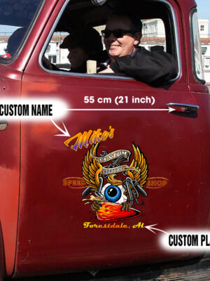 Flying Eyeball Custom Culture Speed Shop Vinyl Decals For Cars