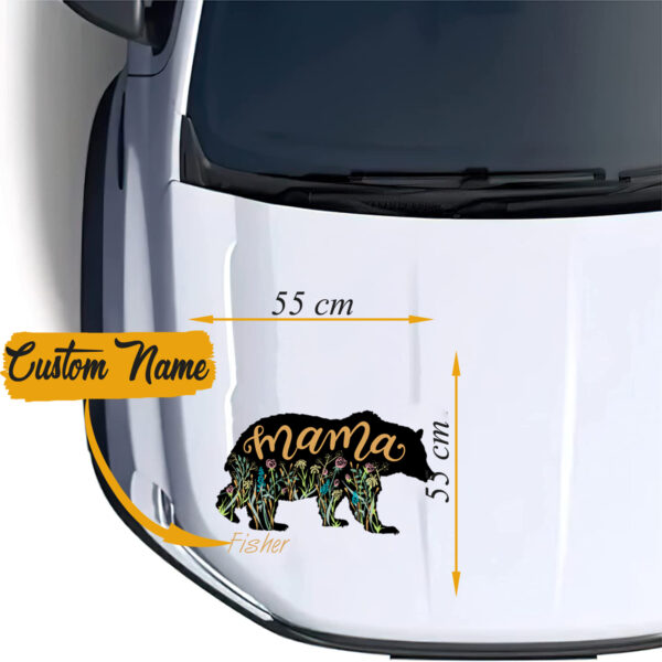 Funny Mama Bear Decals For Car
