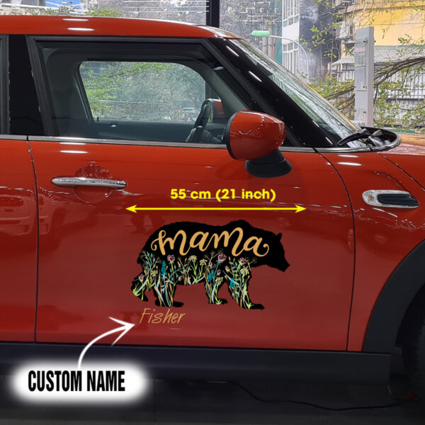 Funny Mama Bear Decals For Car - Image 2