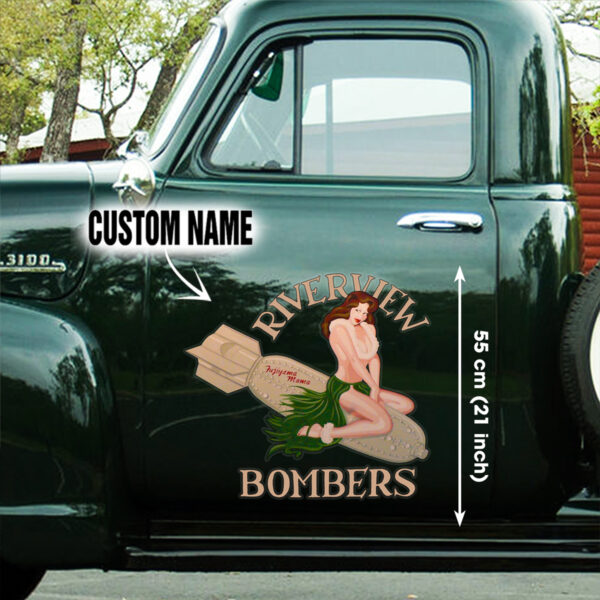 Bomber Nose Art Decals For Side Door Car And Car's Window - Large Stickers - Image 2