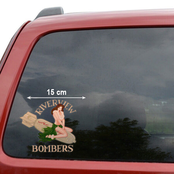 Bomber Nose Art Decals For Side Door Car And Car's Window - Large Stickers - Image 3