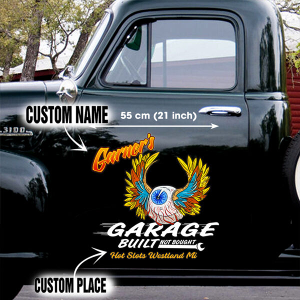 Hot Rod Flying Eyeball Pinstripe Vinyl Decals For Car