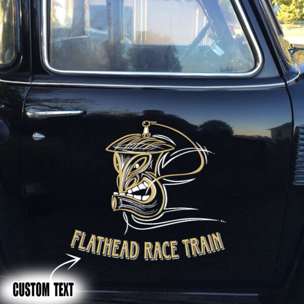 Hot Rod Garage Pinstripe Big Car Vinyl Graphict Stickers - Image 3