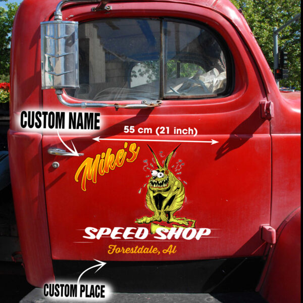 KangaFink Hot Rod Vinyl Lettering For Cars