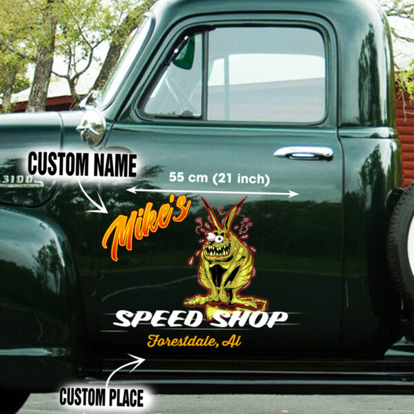 KangaFink Hot Rod Vinyl Lettering For Cars - Image 2